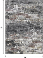 2x3 Rugs for Entryway Entrance Kitchen Bathroom, Machine Washable Modern - Image 2