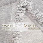 MYSKY HOME Chenille Sofa Cover for Dogs Cats Light Gery Couch Cover - Image 5