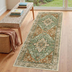 RELEANY Area Rugs 3'x7' Runner Rug Non Slip Washable - Image 3