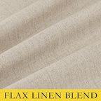 NICETOWN Cream Linen Complete Blackout Curtains 48 inches - Image 9