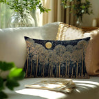Rustic Dark William Morris Night Forest Moon Decor Pillow Covers 12x20 - Image 3