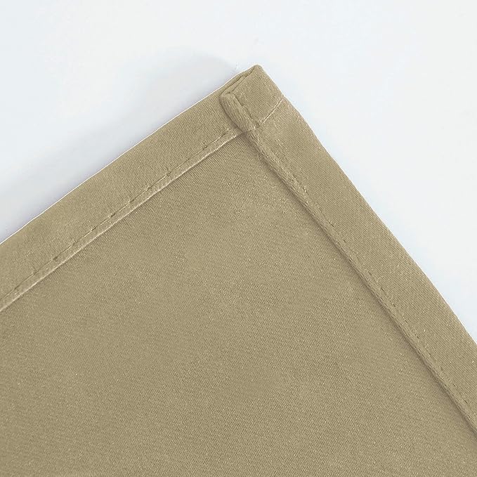 LEMOMO Beige Thermal Blackout Curtains/38 x 63 Inch/Set of 2 Panels Room - Image 7