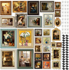 Kathfly 20 Pack Vintage Picture Frames for Wall,Simple Style