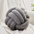 Uvvyui Knot Pillow Ball, Soft Home Decorative Pillows, Round Throw Pillow by Uvvyui