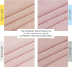 NICETOWN Linen Light Pink Sheer Curtains - Image 9