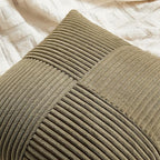 Fancy Homi 2 Packs Olive Green Samll Decorative Throw Pillow Covers 12x12 Inch - Image 3