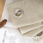 H.VERSAILTEX Living Room Linen Curtains - Image 5