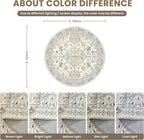 zesthome Washable Round Area Rugs - Image 2
