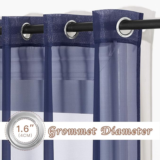 NICETOWN Sheer Voile Curtain Panels - Image 2