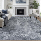 9x12 Area Rugs for Living Room Rug Washable: Abstract Large Rug for Dining Room by Aelenmu