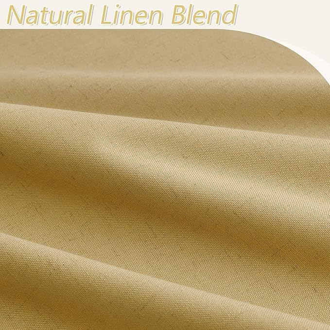 Guken 100% Blackout Curtains 120 Inch Length 2 Panels Set - Image 3
