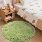 OLANLY Grass Green Round Rugs for Bedroom - Image 3