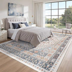 zesthome 8x12 Area Rugs for Living Room, Non-Slip Backing Washable Rugs - Image 9