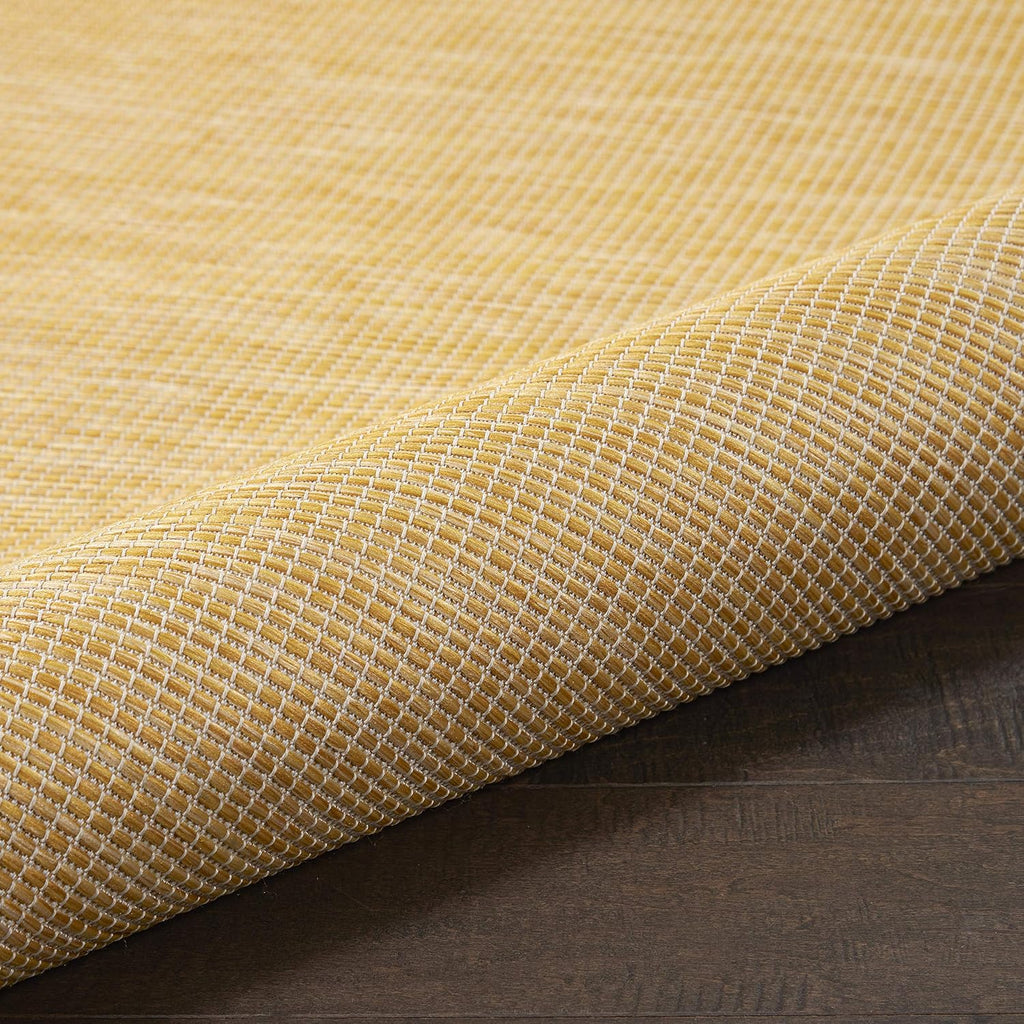 Nourison Home Positano Yellow 2'2" x 10' Area Rug - Easy Clean, Non Shedding, Bed Room, Living Room, Dining Room, Kitchen (10' Runner)