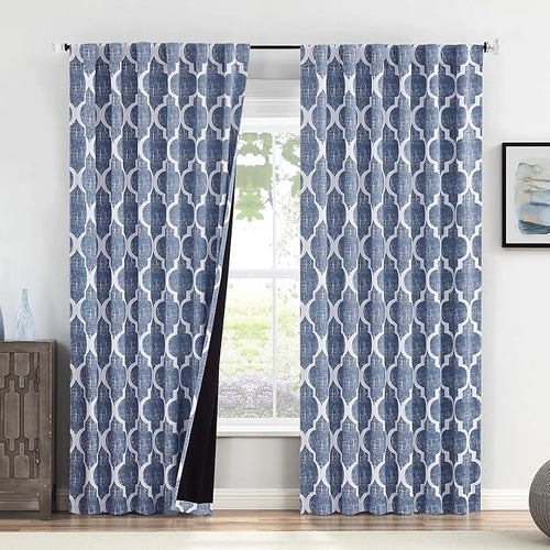 Beauoop 100% Blackout Curtains 84 Inches Long 2 Panels by Beauoop