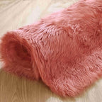 Goolela Pink Area Rug 9x12 Fluffy Fuzzy Furry Rug - Image 9