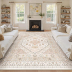 zesthome 9x12 Area Rugs for Living Room, Non-Slip Backing Washable Rugs by Zesthome