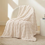 Bedsure GentleSoft Cream Throw Blanket - Image 6