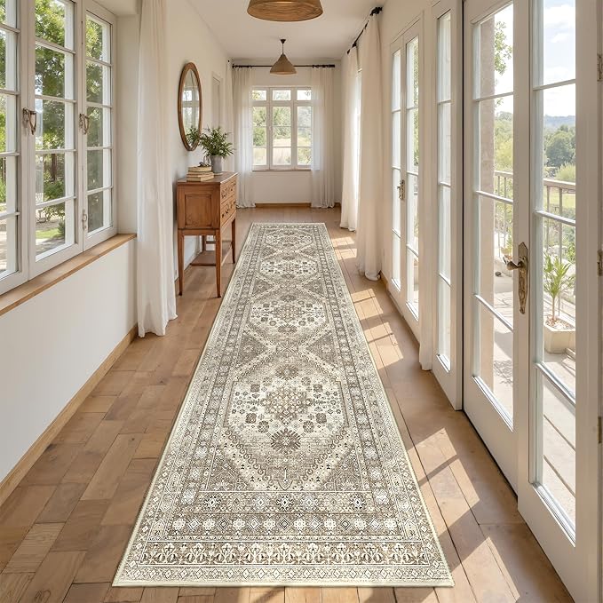 Runner Rug 2x10, Ultra-Thin Kitchen Rugs Non Slip Washable Rugs - Image 3