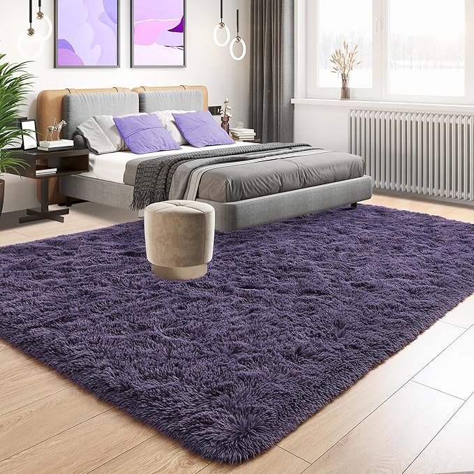 Tepook Super Soft Fluffy Rug for Bedroom, Modern Shaggy Fuzzy Kids Rugs for - Image 3