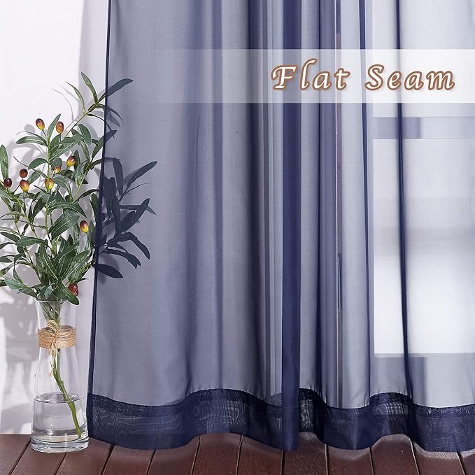 NICETOWN Sheer Voile Curtain Panels - Image 6