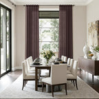 Coffee Brown Linen Curtains 132 Inch Length - Image 6