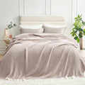 Snuggle Sac Queen Size Bedding Blanket Taupe, Super Soft Warm Microfiber by SnuggleSac