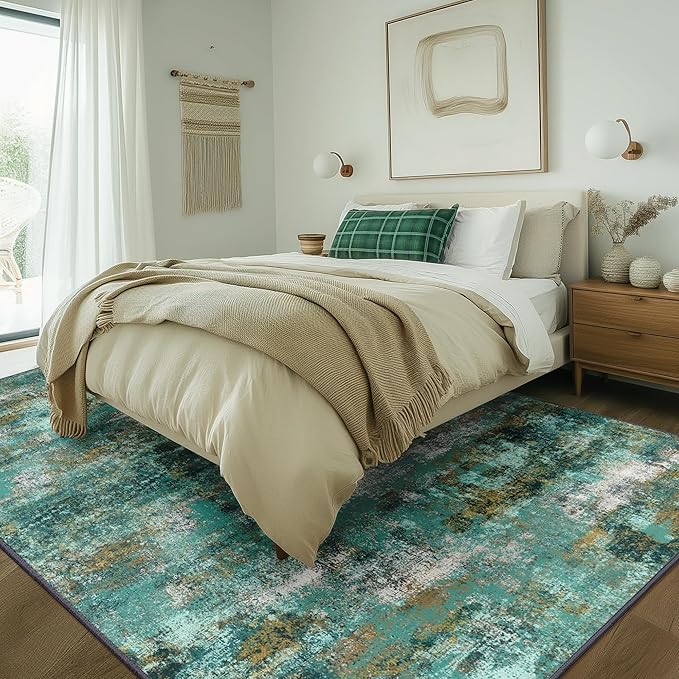 BEIMO Area Rugs 6x9 for Living Room Bedroom, Modern Abstract Machine Washable - Image 4