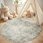 Round Rug 6ft Circle Rug Washable: Carpet Small Circular Area Rug - Image 4