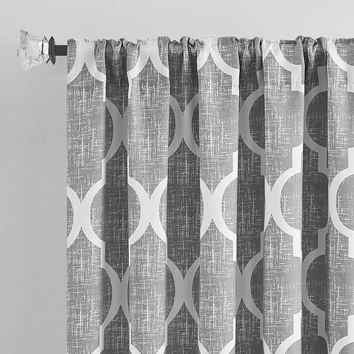 Beauoop 100% Blackout Curtains 84 Inches Long 2 Panels - Image 2
