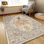 Washable Area Rug 4' x 6' Vintage Traditional Persian Mat - Image 4
