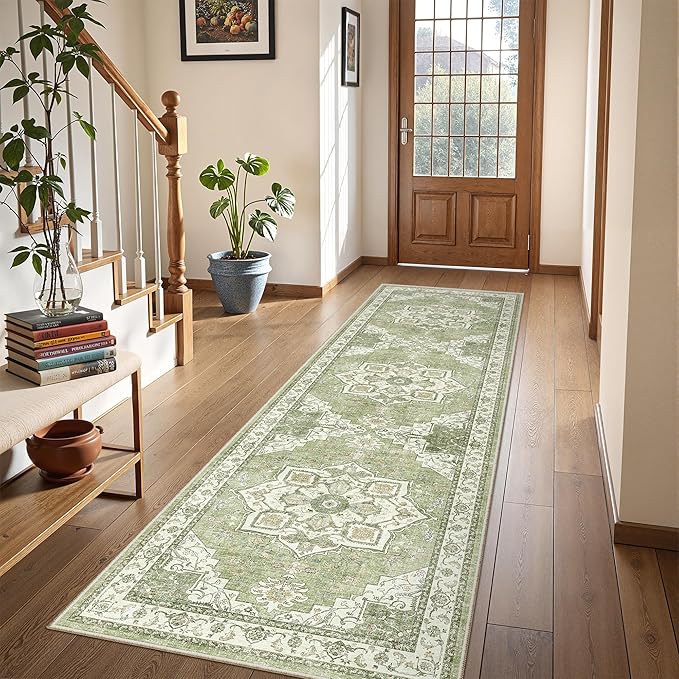 Runner Rug 2x6, Non Slip Washable Rugs by Restydon