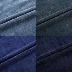 Set of 4 Soft Textured Decorative Throw Pillow Covers 18x18 Inch Cozy Farmhouse Cushion Cover Square Accent Pillow Cases for Bed Couch Sofa Living Room, Blue Series