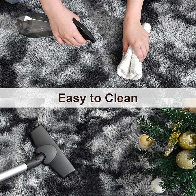 TWINNIS Super Soft Shaggy Rugs Fluffy Carpets 8x10 Feet, Indoor Modern Plush - Image 6
