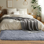 Runner Rugs for Bedroom 2x6 Rug Runners for Hallways Non Slip Soft Shag Bedside - Image 2