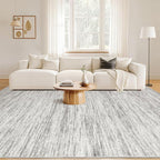Nakagishi 10x14 Area Rugs Living Room: Washable Large Vintage Rug Neutral - Image 4