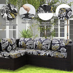 8Pcs Outdoor Cushion Covers, Patio Cushion Covers, Stretch Elastic Slipcovers - Image 3