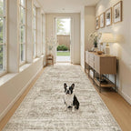 Hallway Runner Rug 4x8 Wide: Washable Thin Runners - Image 2