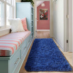 ONASAR Navy Blue Runner Rugs for Bedroom Living Room, Fluffy 2x6 Bedside - Image 7