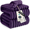 Bedsure GentleSoft Purple Full Blanket by BEDSURE