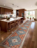 SERISSA Runner Rug for Hallways, Extra Long Boho Rug Ultra Soft Vintage Tribal - Image 2