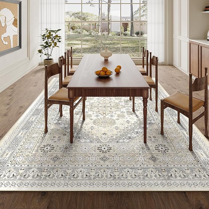 zesthome 7x9 Area Rug, Super Soft Washable Rugs - Image 8