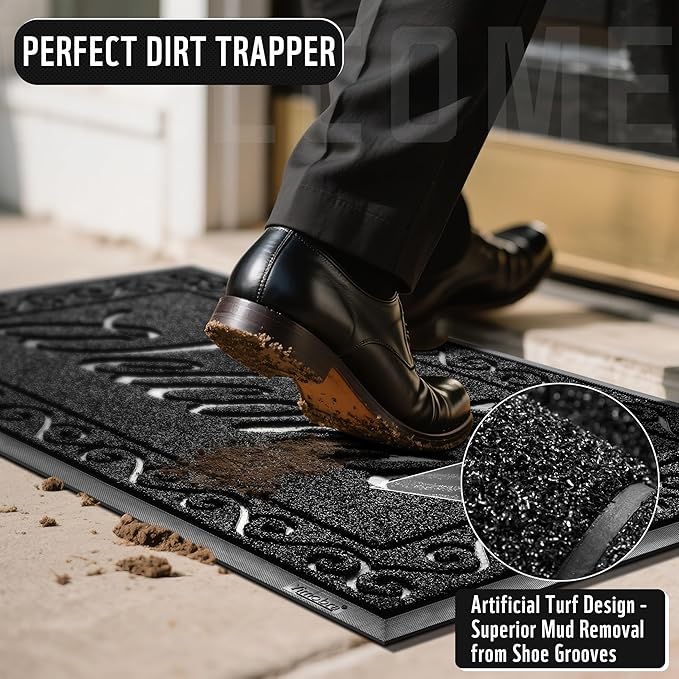 Yimobra Welcome Mat, Heavy Duty Durable Door Mats - Image 4