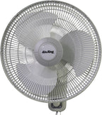 Air King 9016 Commercial Grade Oscillating Wall Mount Fan, 16-Inch