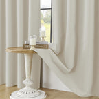 ChrisDowa Birch Blackout Curtains 45 Inches Long 2 Panels for Bedroom
