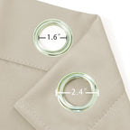 LEMOMO Light Beige Thermal Blackout Curtains/38 x 84 Inch/Set of 2 Panels Room - Image 6