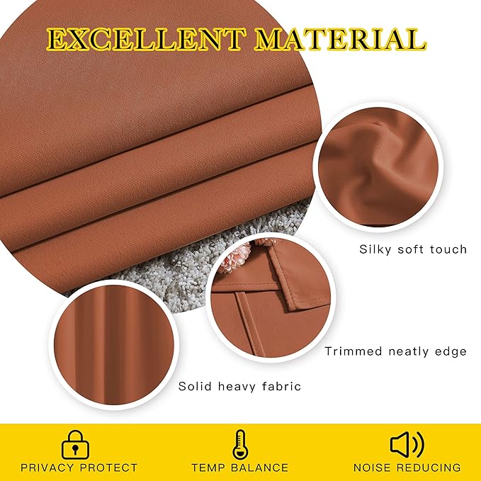 NICETOWN Half Window Curtains for Bedroom - Image 4