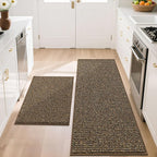 BEQHAUSE Kitchen Rugs and Mats 2PCS, Non-Slip Kitchen Mats by BEQHAUSE