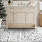 3x4 Washable Entryway Area Rug: Moroccan Small Runner Rug - Image 9