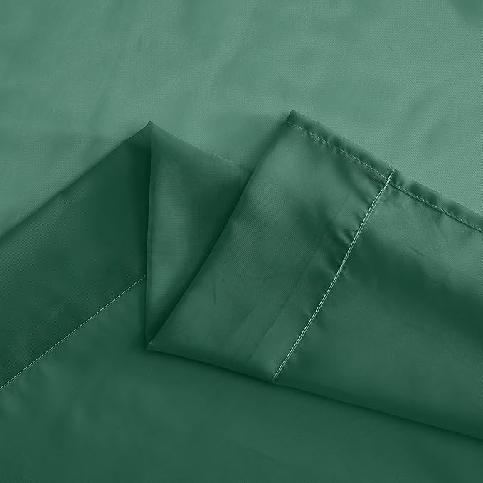 NICETOWN Green Sheer Curtains for Chirstmas Day, Grommet Voile Sheer Window - Image 7